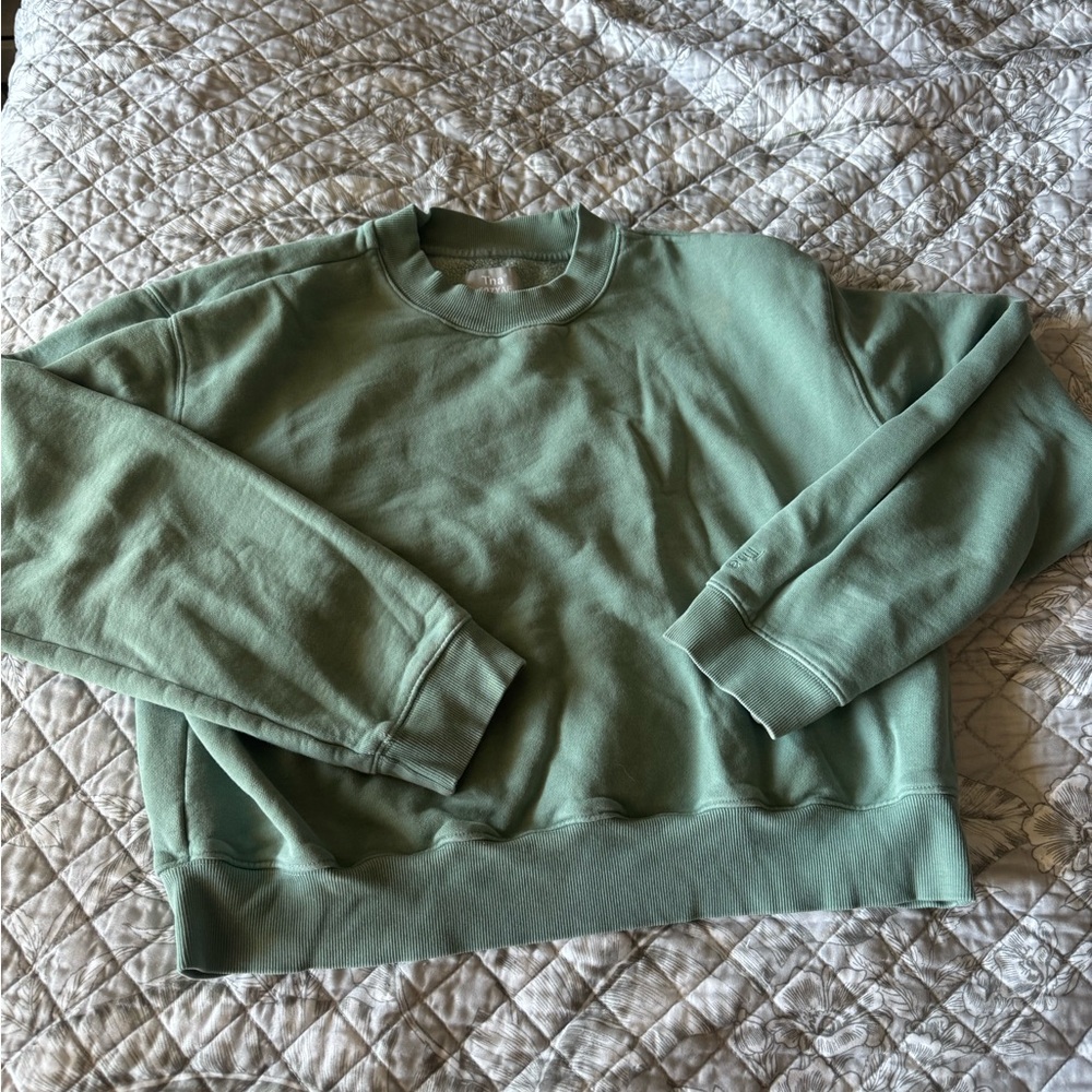 TNA Sweatfleece Cozy AF Cropped Crewneck